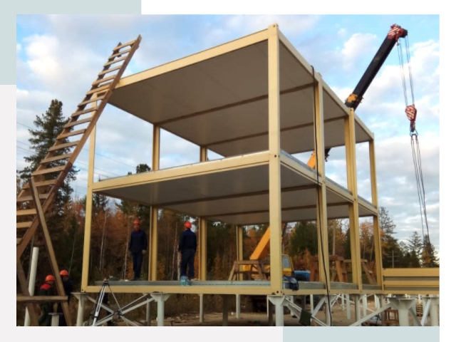 Строительство модульных здания Якутск