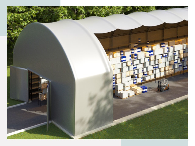 Тентовые ангары в Якутске