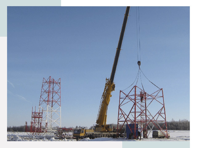 Монтаж вышек связи в Якутске