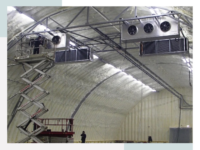 Оснащение ангаров в Якутске