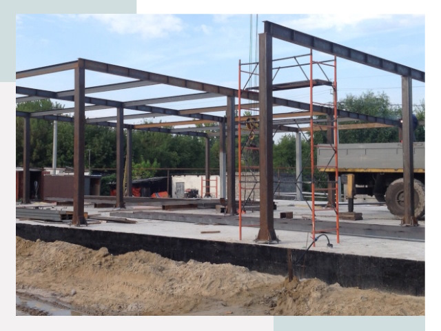 Фундамент для ангаров в Якутске