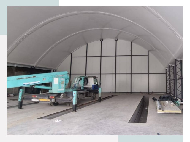 Внутреннее оснащение ангаров в Якутске