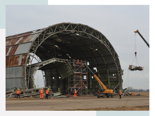 Демонтаж ангаров в Якутске