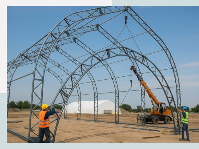 Монтаж ангаров в Якутске от 625 руб. - Надежно и быстро