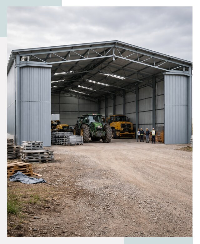 Ангары для сельхозтехники в Якутске от 20830 р. | СтальСтрой-Ктс