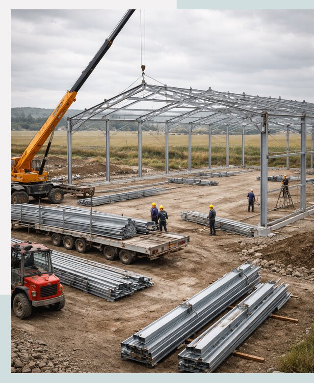 Строительство ангаров для сельхозтехники в Якутске под ключ