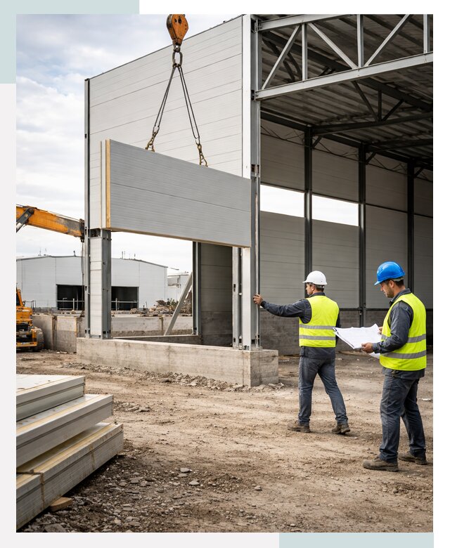 Склад из сэндвич панелей под ключ в Якутске от 9894 р. | СтальСтрой-Ктс