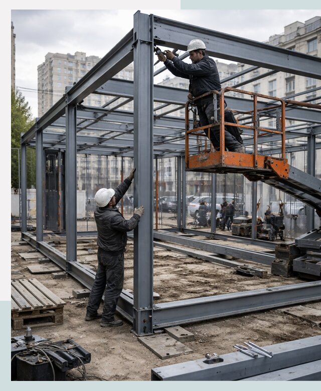 Строительство и монтаж торговых павильонов под ключ в Якутске